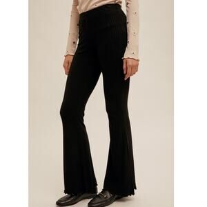 Hem & Thread NWT Cabbage Hem Ribbed Pants, Size Medium